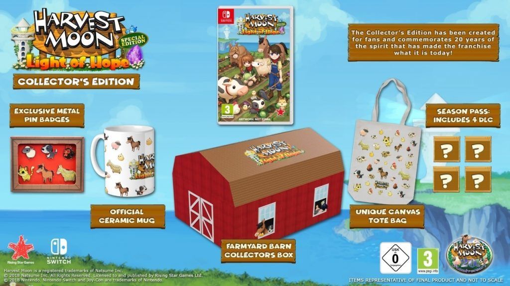 Harvest Moon La luz de una nueva esperanza coleccionista