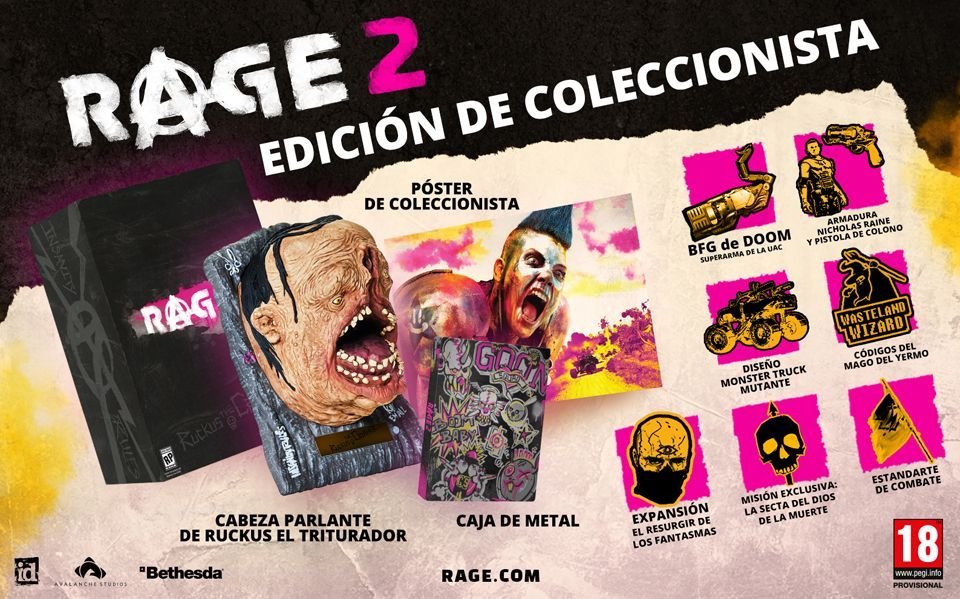 Rage 2 Edicion coleccionista
