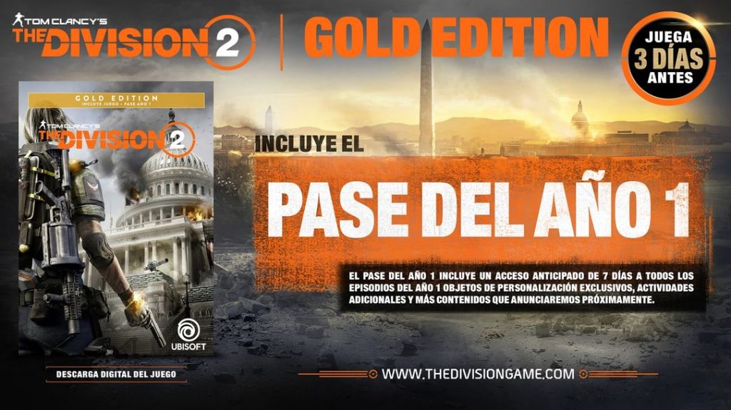 The Division 2 GOLD Edition