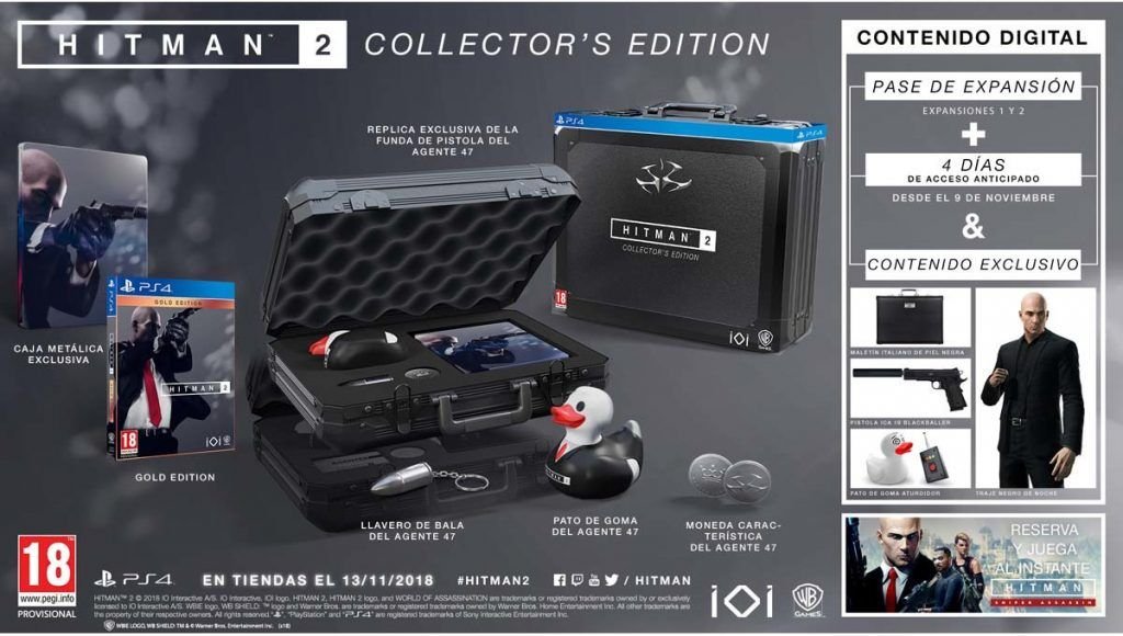 Hitman 2 Edicion Coleccionista