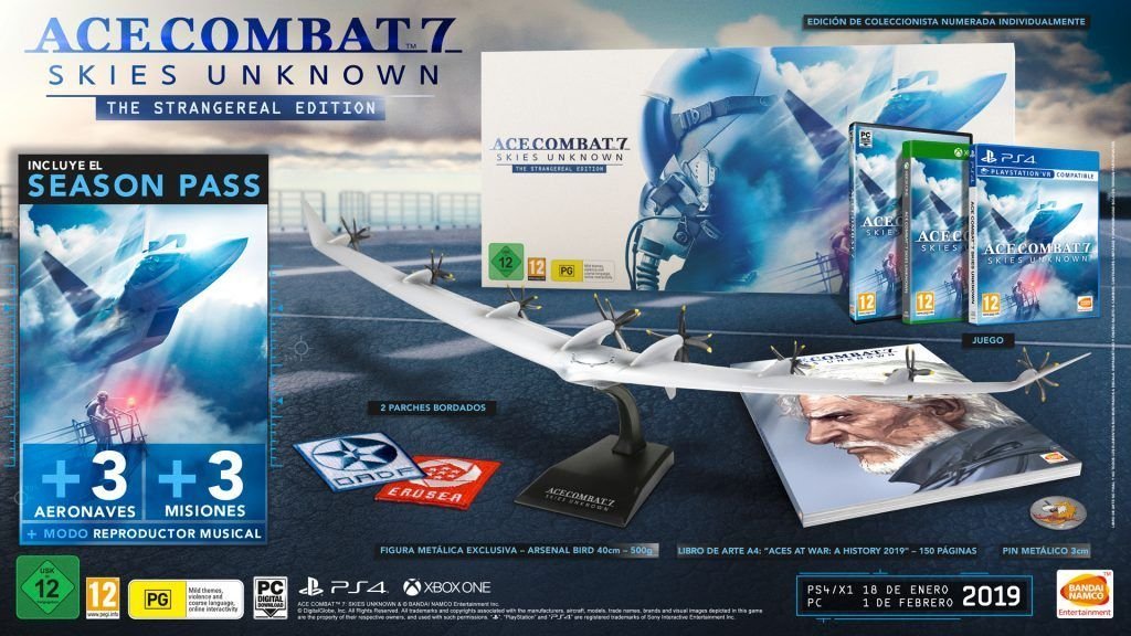 Ace Combat 7 Skies Unknown edicion coleccionista
