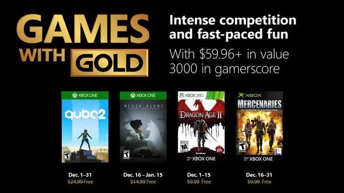 Games With Gold Diciembre 2018