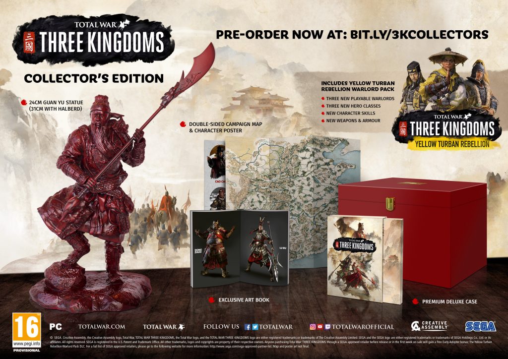 Total War Three Kingdoms Edicion coleccionista