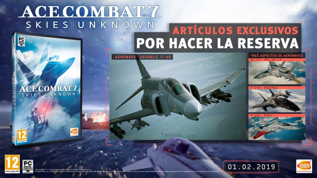 Ace Combat 7 reserva PC
