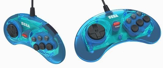 SEGA Mega Drive Mini Blue Controller