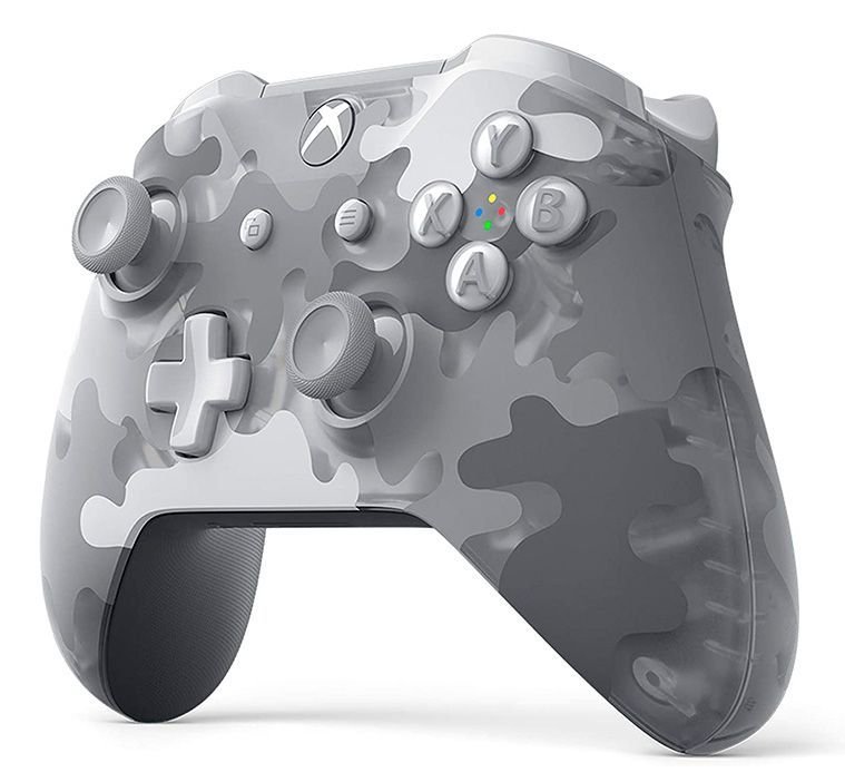 Mando Xbox One Arctic Camo frontal derecho