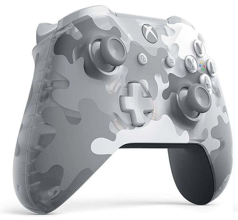 Mando Xbox One Arctic Camo frontal izquierdo