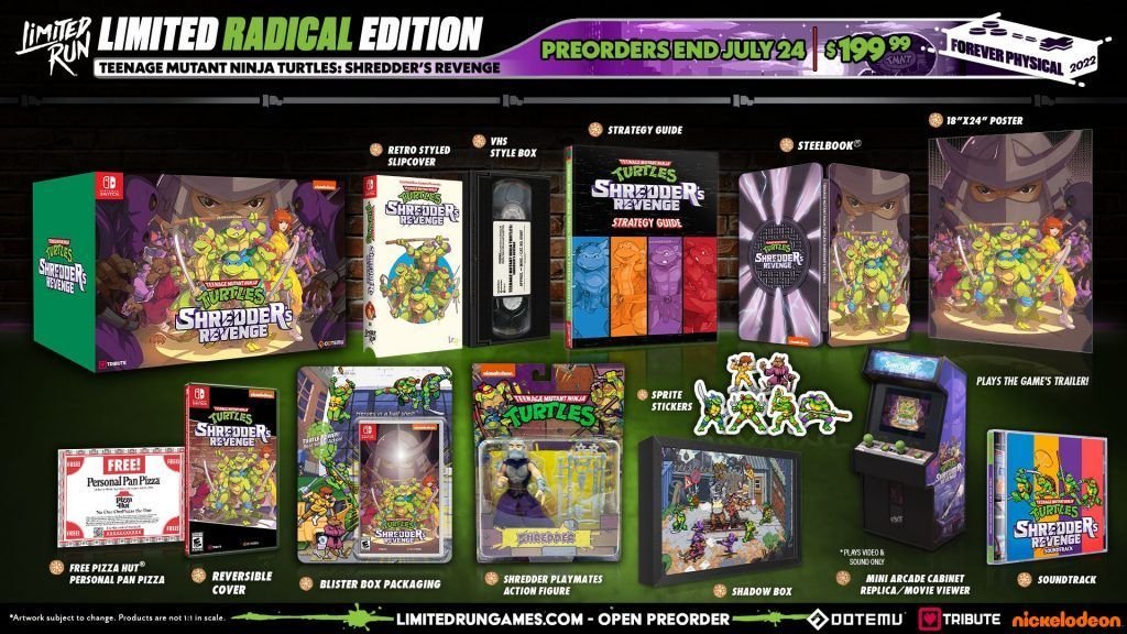 TMNT Shredder's Revenge Limited Radical Edition Switch