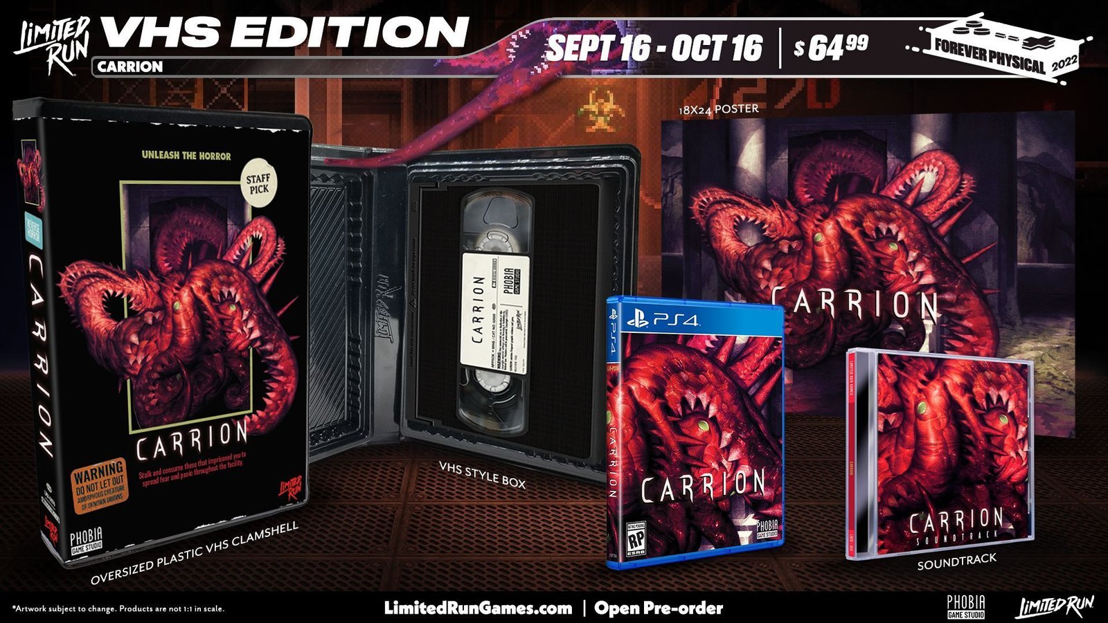 Carrion VHS Edition PS4