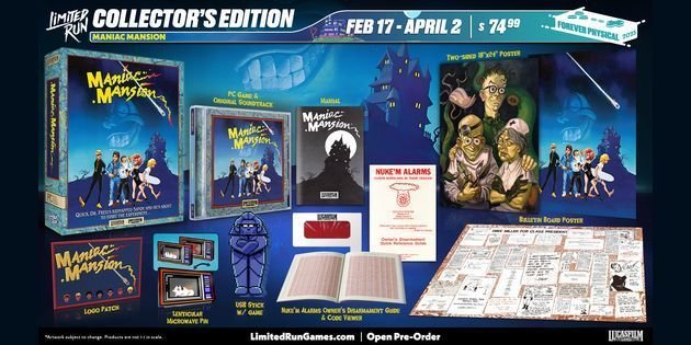 Mania Mansion Collector's Edition PC portada laedicionespecial.es