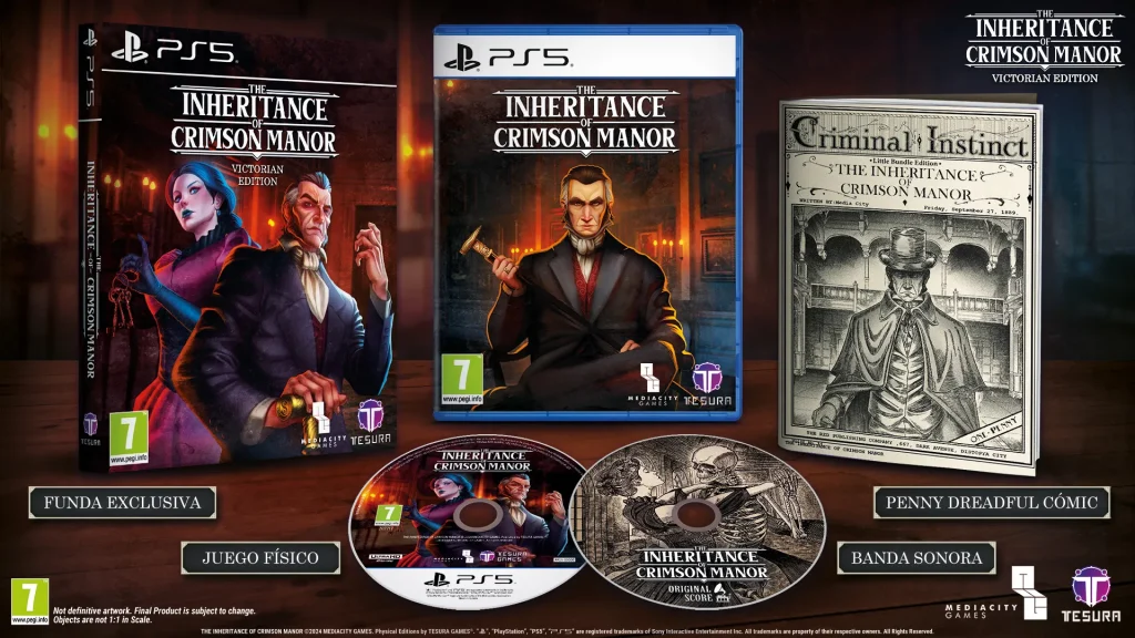 The Inheritance of Crimson Manor - Victorian Edition - PlayStation 5