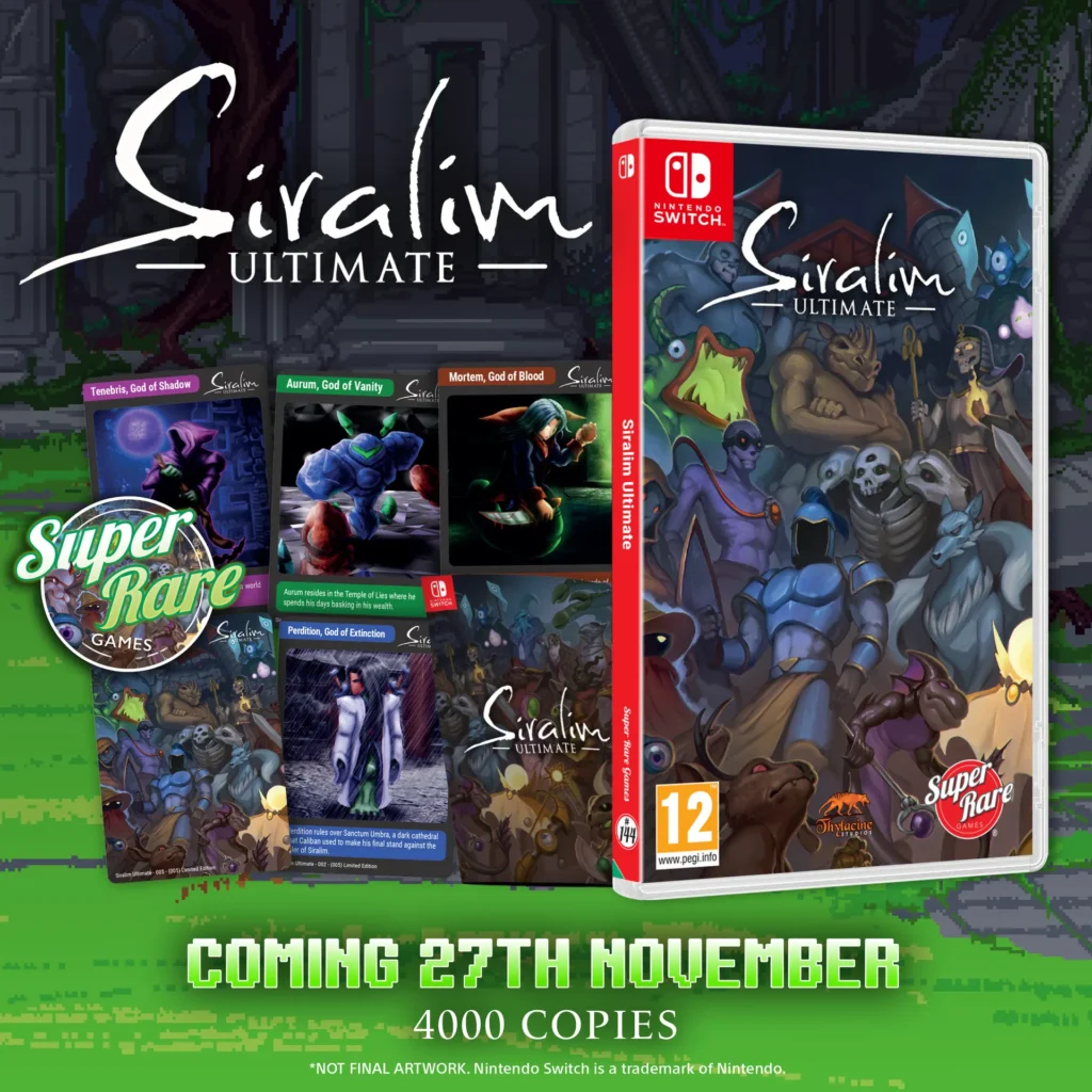Siralim Ultimate Limited Edition Super Rare Games Nintendo Switch