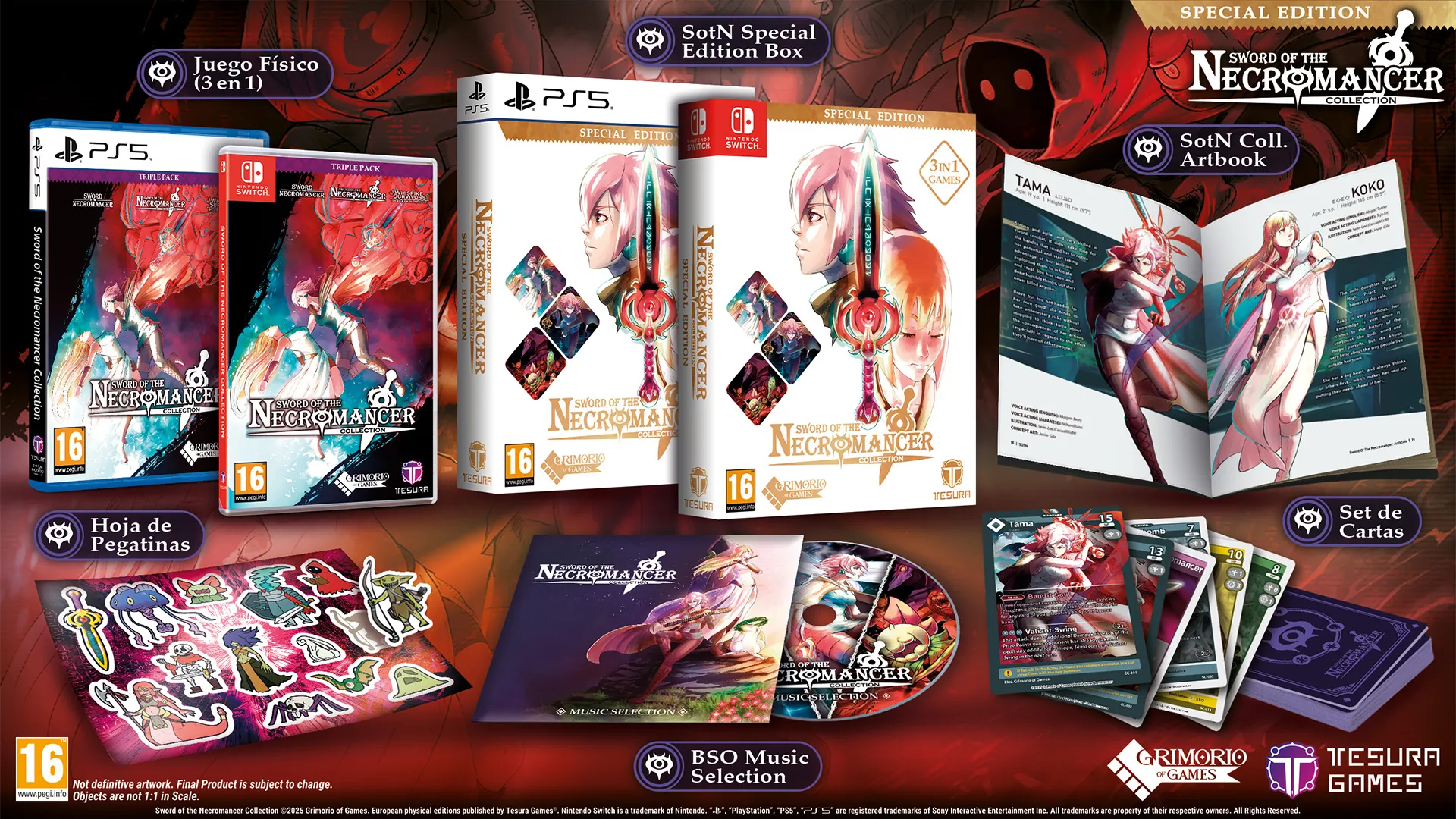 Sword of the Necromancer Collection Special Edition Nintendo Switch PlayStation 5