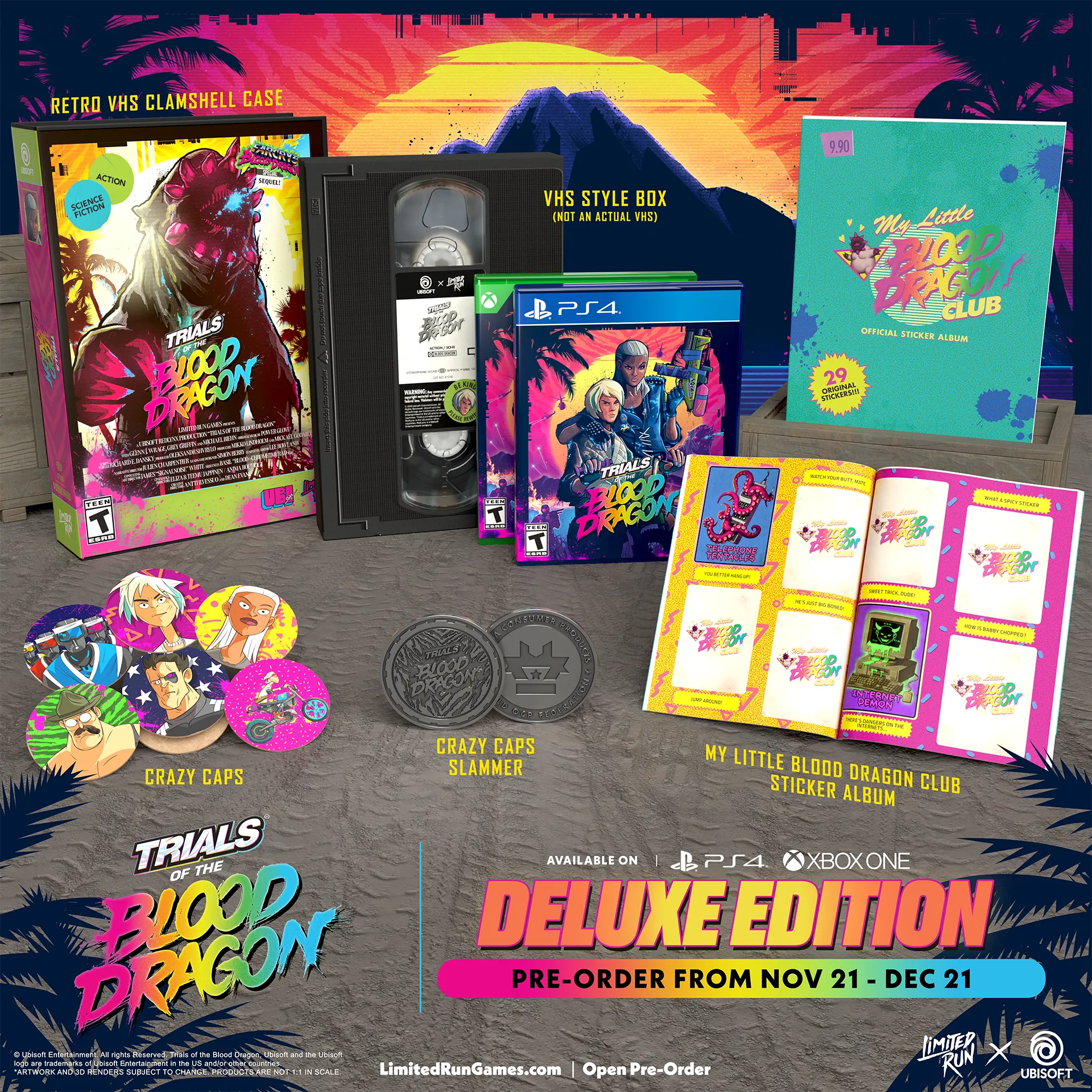 Trials of the Blood Dragon Deluxe Edition PS4 Xbox One