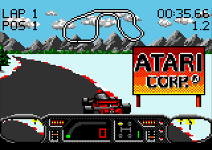 Atari Lynx Checkered Flag