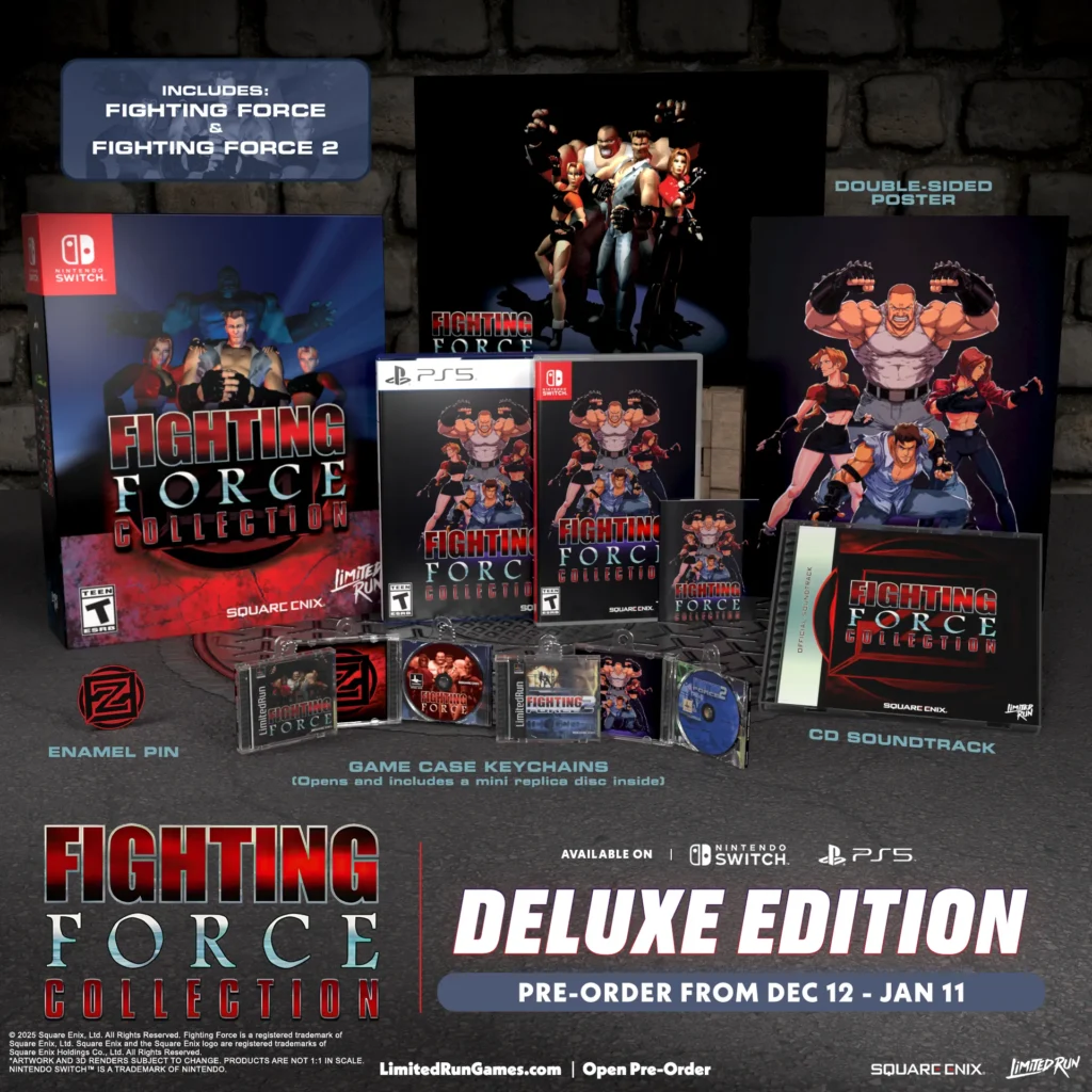 Fighting Force Collection Deluxe Edition PS5 Nintendo Switch