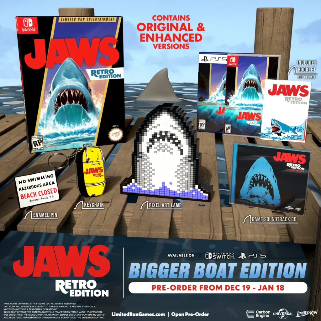 Jaws Retro Edition Bigger Boat Edition PS5 Switch