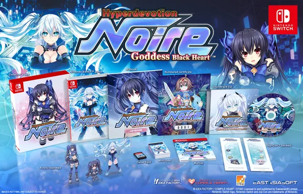 Hyperdevotion Noire: Goddess Black Heart portada laedicionespecial.es