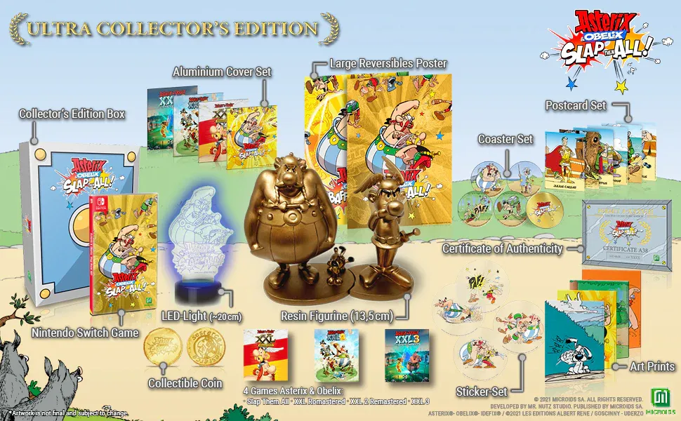 Asterix & Obelix Slap Them All! Ultra Collector's Edition PS4 Nintendo Switch