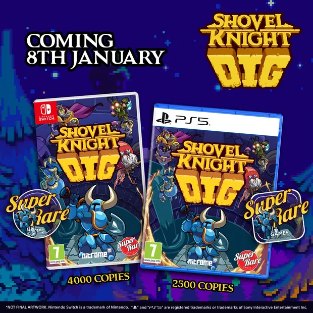 Shovel Knight DIG portada laedicionespecial.es