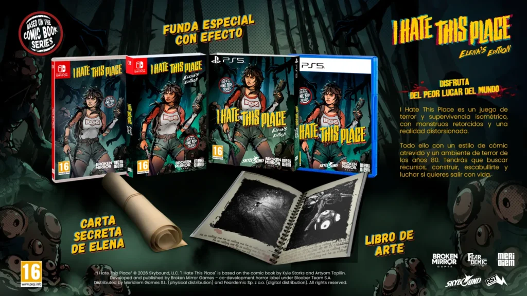 I Hate This Place Elena's Edition PS5 Nintendo Switch
