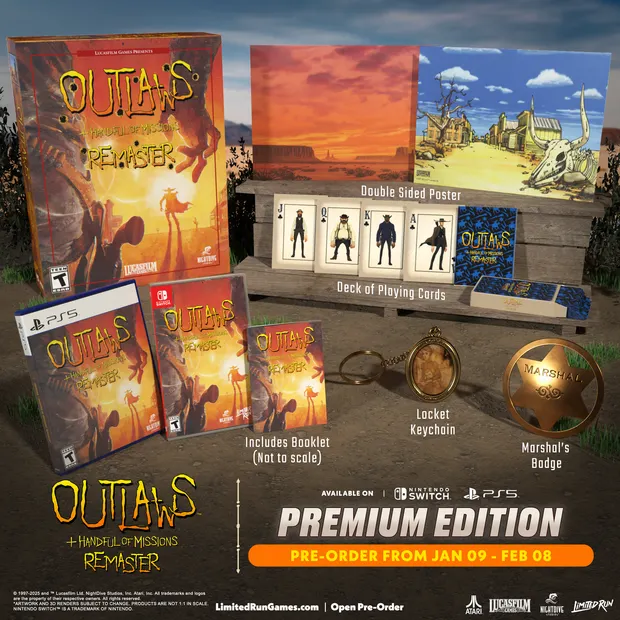 Outlaws + Handful of Missions Remaster portada laedicionespecial.es