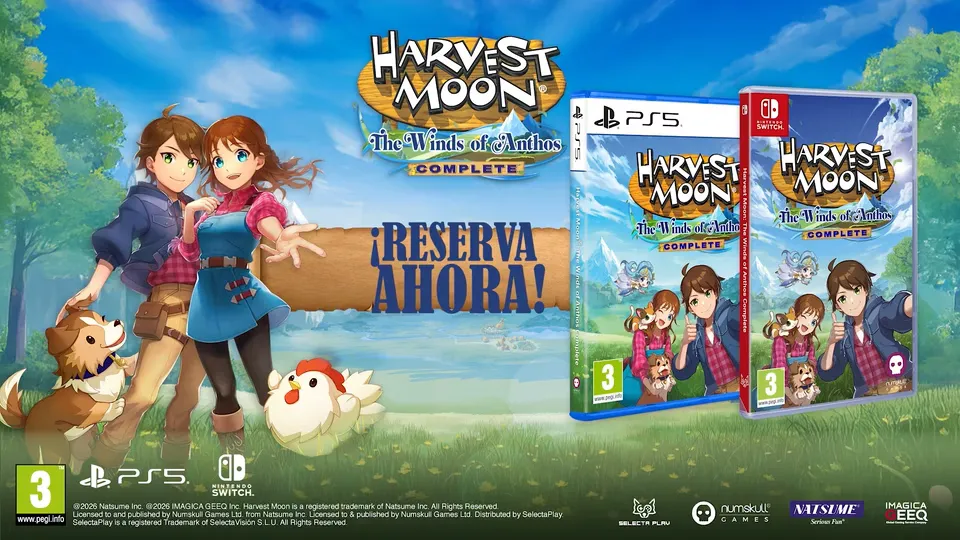 Harvest Moon The Winds of Anthos Complete PS5 Switch