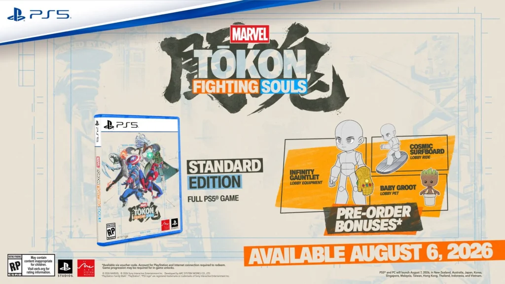 Marvel Tokon Fighting Souls Edición Física PS5