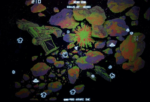 Asteroids Deluxe Evercade
