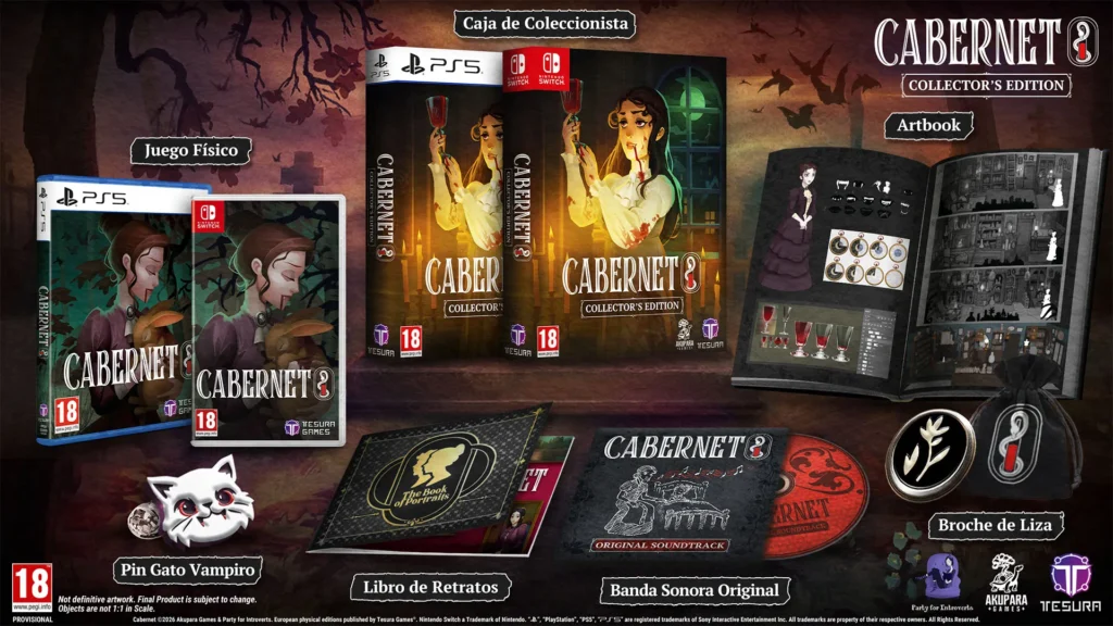 Cabernet Edición Coleccionista Switch PS5
