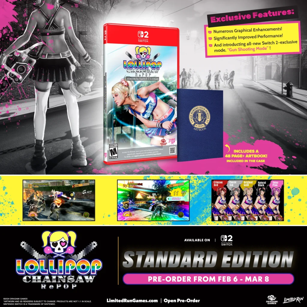 Lollipop Chainsaw RePOP edición física Nintendo Switch 2