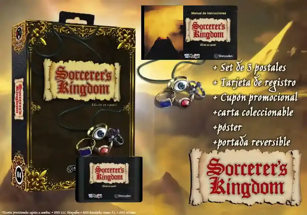 Sorcerer's Kingdom Collector's Edition MegaDrive 