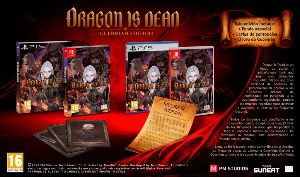 Dragon is Dead Guernian Edition Edición Especial Nintendo Switch PS5