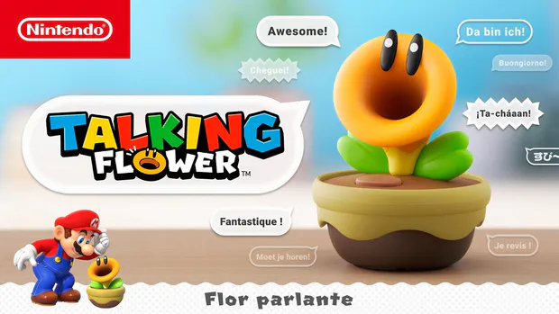 Flor Parlante Nintendo Talking Flower