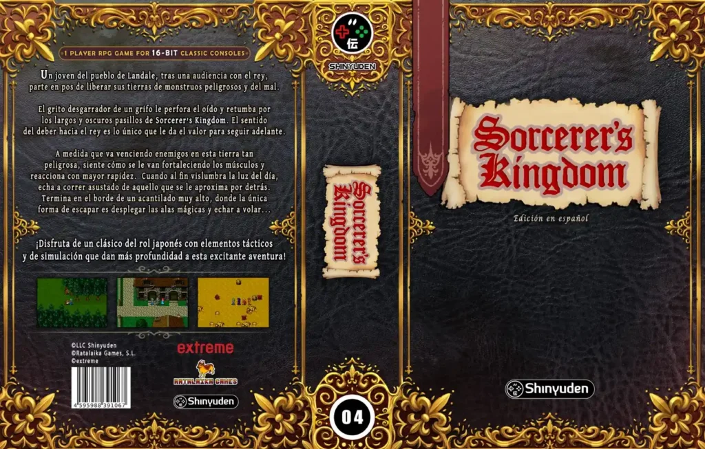 Sorcerer's Kingdom Carátula en español MegaDrive 