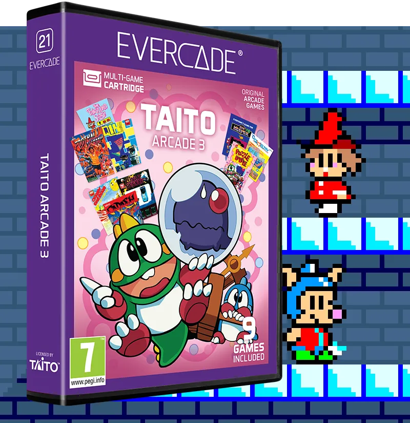 Taito Arcade 3 Evercade Cartucho