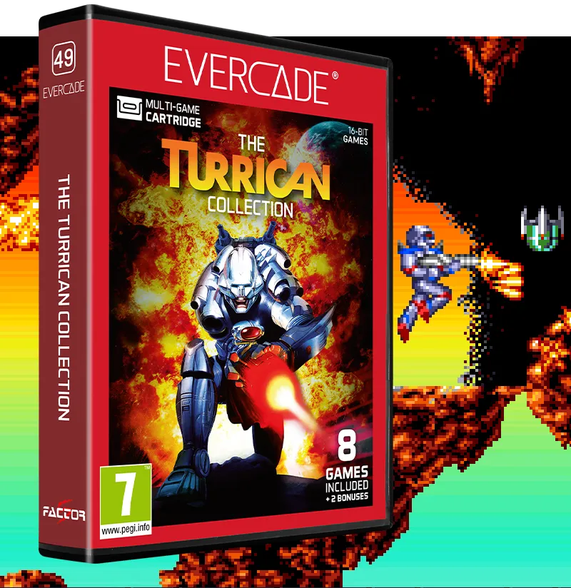 The Turrican Collection Evrcade Edición Física