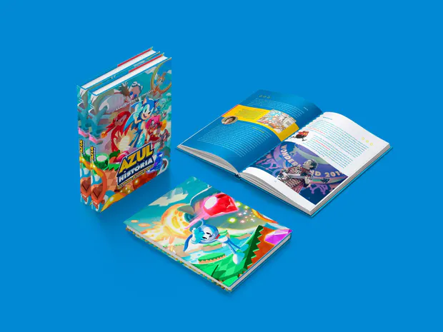 Azul Historia: La génesis de Sonic el erizo portada laedicionespecial.es