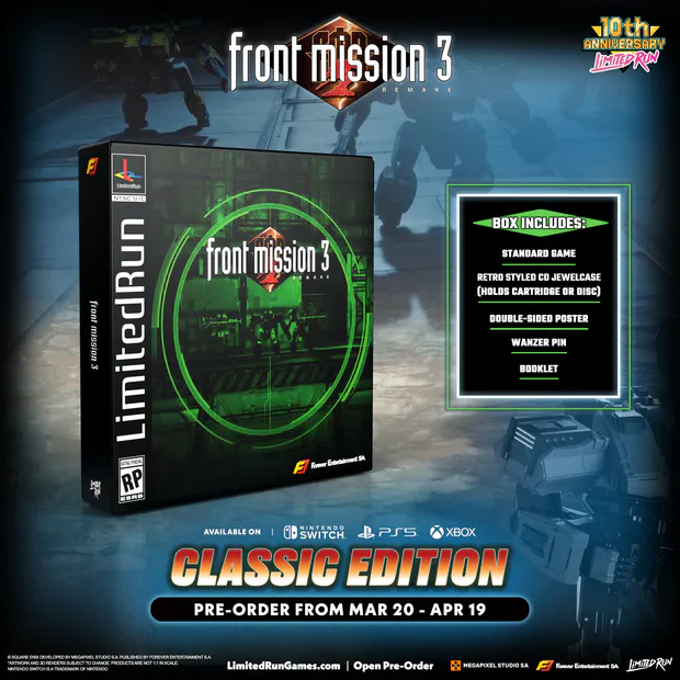 Front Mission 3 Remake LRG portada laedicionespecial.es