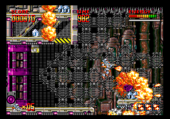 Mega Turrican Score Attack Mega Drive