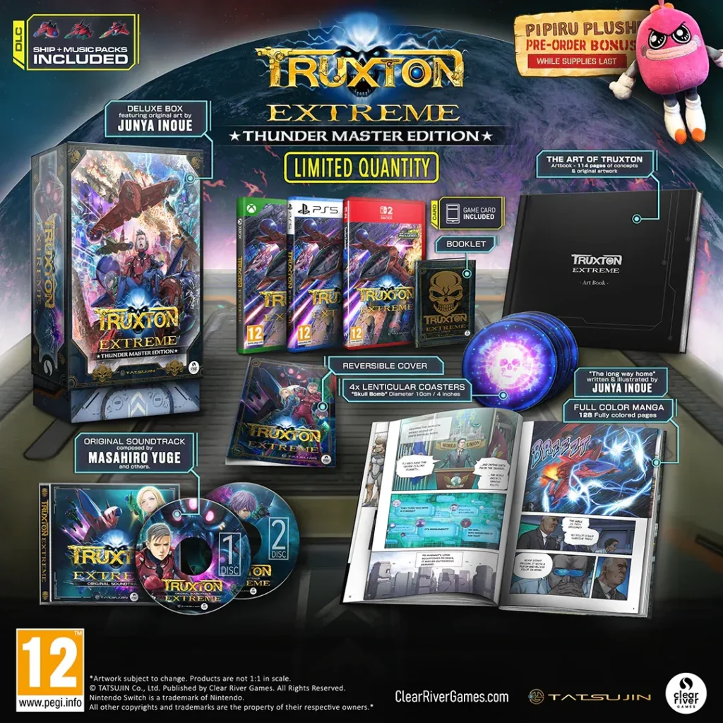 Truxton Extreme Thunder Master Edition Edición Coleccionista Switch 2 PS5 Xbox Series X