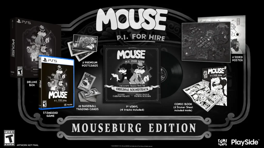 Mouse P.I. For Hire Mouseburg Edition  PS5 Xbox Series X Nintendo Switch 2 PC Steam