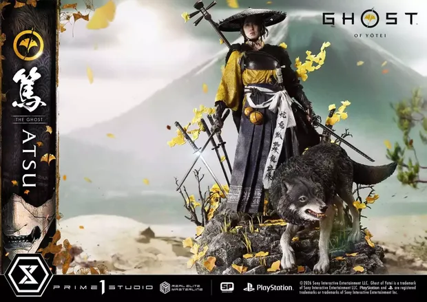 Estatua Ghost of Yotei: Atsu portada laedicionespecial.es