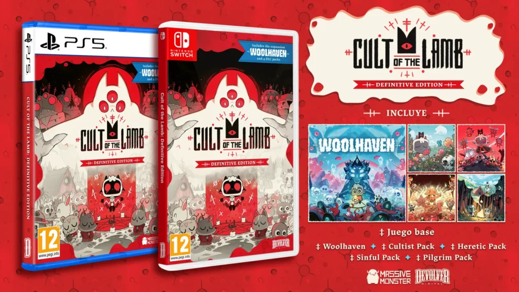 Cult of the Lamb Definitive Edition Switch PS5