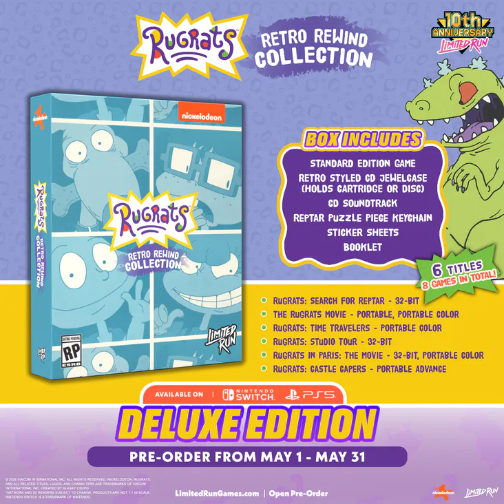 Rugrats Retro Wind Collection portada laedicionespecial.es
