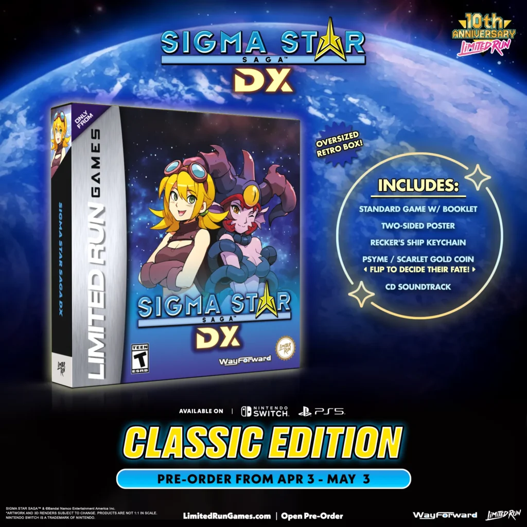 Sigma Star Saga DX Edición especial Switch PS5