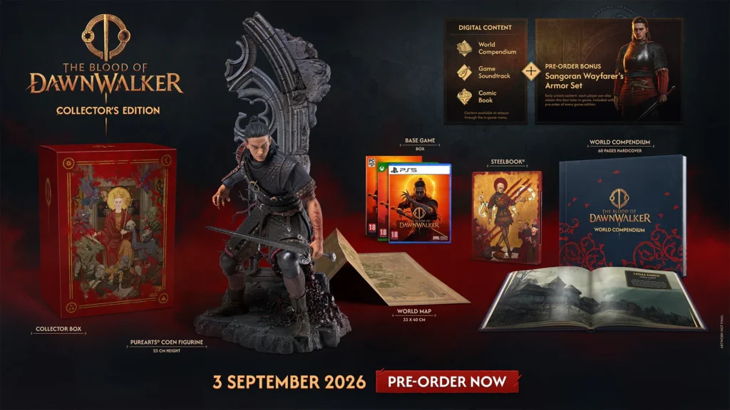 The Blood of Dawnwalker Collector's Edition PC PS5 Xbox Series