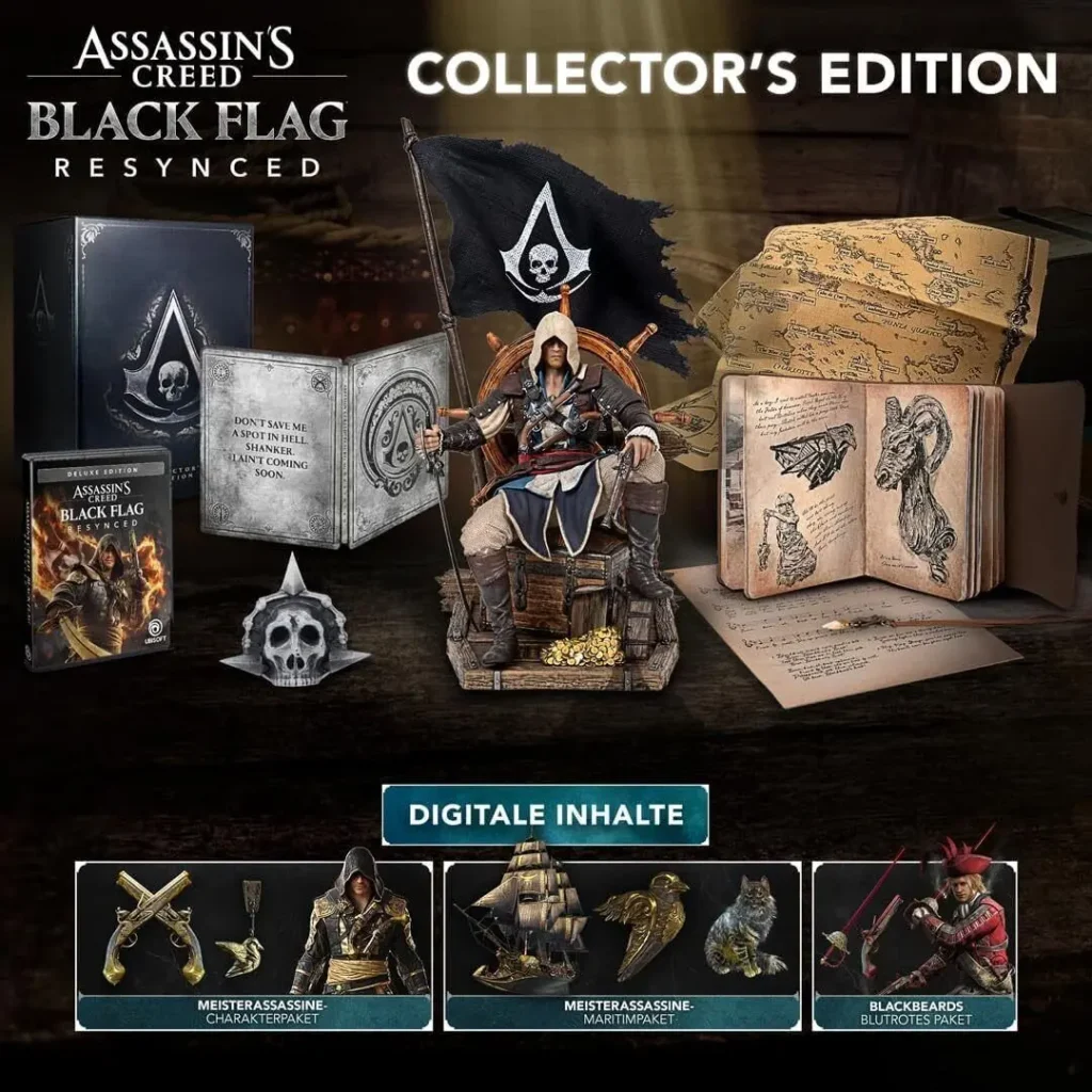 Assassin’s Creed Black Flag Resynced Edición Coleccionista PS5 Xbox Series X PC