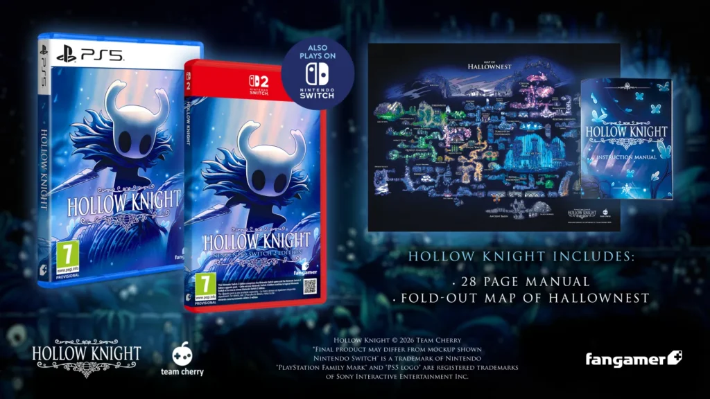 Hollow Knight Edición Especial PS5 Switch 2