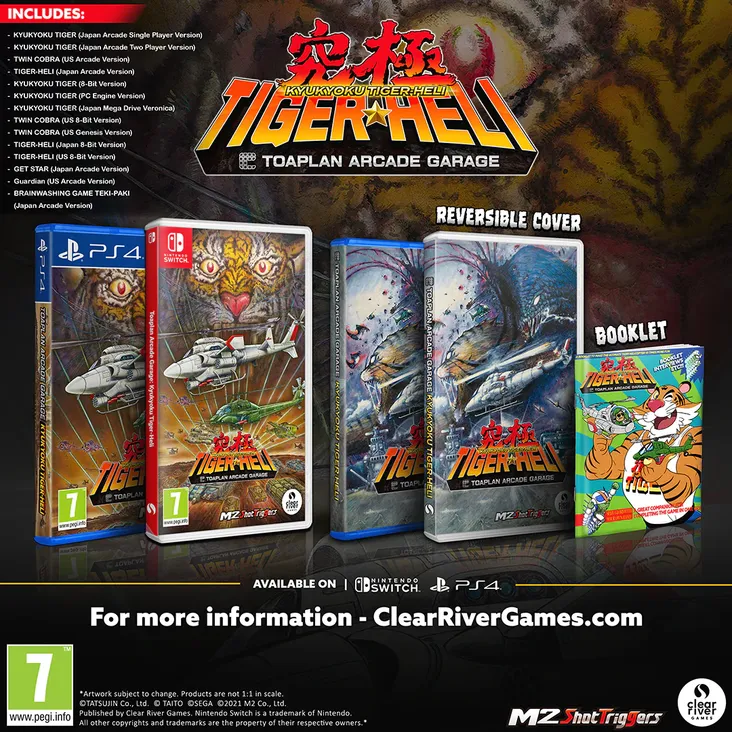 Toaplan Arcade Garage: Kyukyoku Tiger-Heli portada laedicionespecial.es